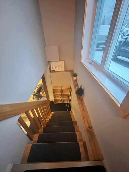 Appartement Mont Edouard, Hebergement Paisible A La Montagne LʼAnse-Saint-Jean Exterior foto